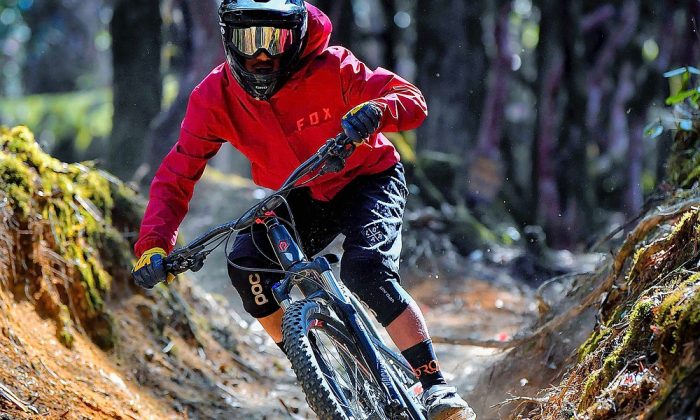 biking